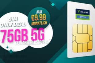 75GB Allnet Flatrate nur 9.99 Euro monatlich - kein Anschlusspreis
