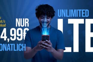 o2 Unlimited Smart (mit bis zu 15 Mbit/s Download) nur 14.99 Euro monatlich
