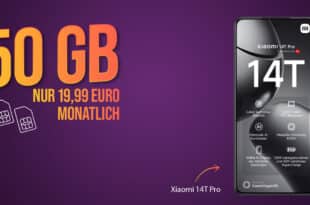 Xiaomi 14T Pro 12GB/512GB mit 50GB Allnet Flat und 50 Euro Wechselbonus nur 19.99 Euro monatlich