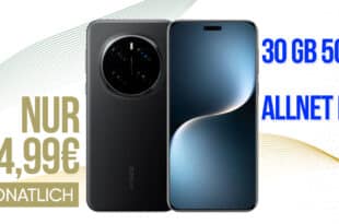 Honor Magic7 Pro 512GB für einmalig 39 Euro mit 30GB Allnet Flat nur 34.99 Euro monatlich