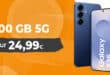 Samsung Galaxy S25 für einmalig 45 Euro mit 100GB Allnet Flat und 100 Euro Wechselbonus nur 24.99 Euro monatlich