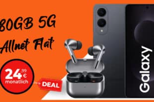 Samsung Galaxy S25 Edge & Buds 3 Pro für einmalig 49 Euro mit 80GB Allnet Flat nur 24.99 Euro monatlich