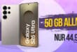 Samsung Galaxy S25 Ultra mit 50GB Telekom Allnet Flat und 150 Euro Wechselbonus nur 44.95 Euro monatlich