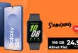 Samsung Galaxy S25 -256GB- & Galaxy Fit3 für einmalig 79 Euro mit 100GB Allnet Flat und 50 Euro Wechselbonus nur 24.99 Euro monatlich