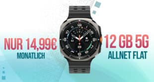 Samsung Galaxy Watch Ultra (2025) LTE für einmalig 49 Euro mit 12GB Allnet Flat nur 14.99 Euro monatlich
