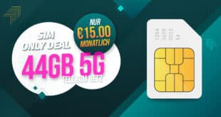 Telekom Netz ohne Laufzeit – 19GB Allnet Flat nur 10 Euro monatlich und 44GB 5G nur 15 Euro monatlich