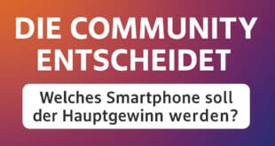 Die Community entscheidet: Welches Smartphone wird unser Jahres-Highlight-Gewinnspiel?