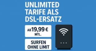 Unlimited Tarife als DSL-Ersatz – lohnen sie sich wirklich?