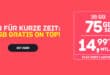 75GB Allnet Flat im Telekom Netz nur 14.99 Euro monatlich