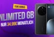 HONOR Magic7 Pro für einmalig 49.95 Euro mit o2 Mobile Unlimited Max und 150 Euro Bonus nur 34.99 Euro monatlich