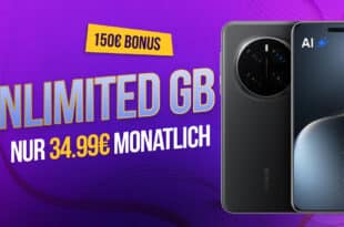 HONOR Magic7 Pro für einmalig 49.95 Euro mit o2 Mobile Unlimited Max und 150 Euro Bonus nur 34.99 Euro monatlich