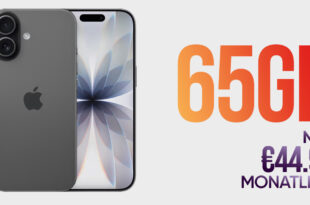 iPhone 17 für einmalig 229.95 Euro mit 65GB Allnet Flat und 100 Euro Wechselbonus nur 44.99 Euro monatlich