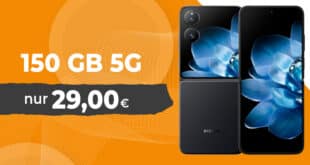 Xiaomi Mix Flip 512GB für einmalig 29 Euro mit 150GB Allnet Flat nur 29 Euro monatlich