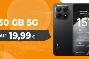 Xiaomi 15T 256GB für einmalig 19 Euro mit 50GB Allnet Flat und 50 Euro Wechselbonus nur 19.99 Euro monatlich