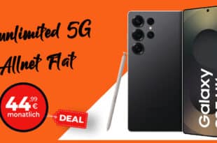 Samsung Galaxy S25 Ultra 512GB für einmalig 59 Euro mit o2 Mobile Unlimited und 150 Euro Bonus nur 44.99 Euro monatlich