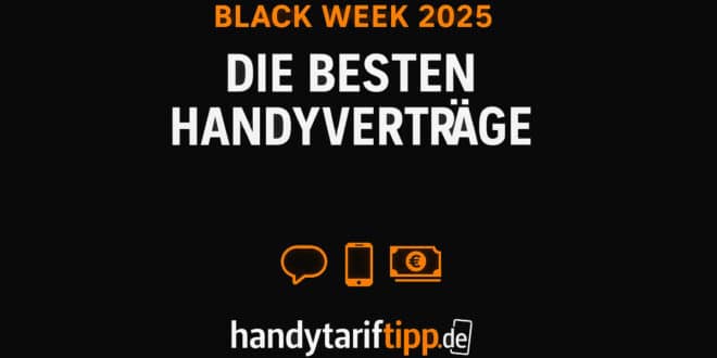Wo findet man die besten Handyverträge zu Black Friday und Black Week?