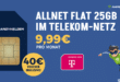 25GB Telekom Allnet Flat für 9.99 Euro monatlich + 40€ Gutschein!