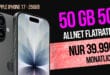 iPhone 17 für einmalig 249 Euro mit 50GB Allnet Flat und 150 Euro Wechselbonus nur 39.99 Euro monatlich