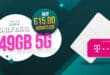 Telekom Netz – ohne Laufzeit – 24GB 5G Allnet Flat nur 10 Euro monatlich und 49GB 5G nur 15 Euro monatlich