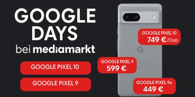 Google Days bei MediaMarkt – Top-Angebote im Überblick
