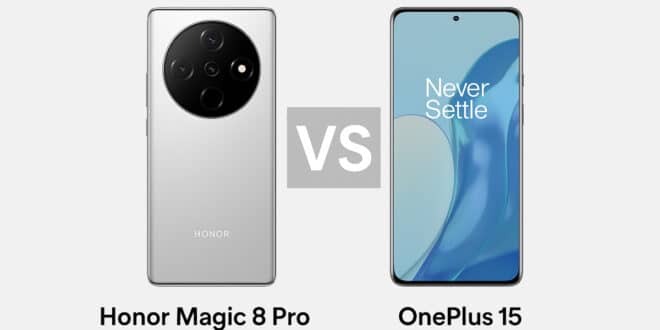 Honor Magic 8 Pro vs OnePlus 15 im Vergleich – Zwei High-End-Smartphones im Duell