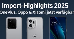 OnePlus 15, Oppo Find X9 Pro und Xiaomi 17-Serie: Die besten Import-Smartphones 2025 bei TradingShenzhen