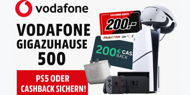 Vodafone GigaZuhause Kabel 500 – Internet, Telefon & Wunschprämie sichern!