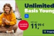 Für alle bis einschließlich 28 Jahre: Unlimited GB Internet-Flat (5 Mbit/s) im 5G-Netz nur 11.99 Euro monatlich