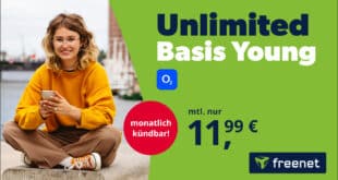 Für alle bis einschließlich 28 Jahre: Unlimited GB Internet-Flat (5 Mbit/s) im 5G-Netz nur 11.99 Euro monatlich