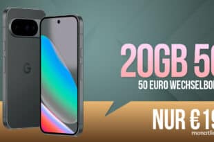 Google Pixel 10 für einmalig 151 Euro mit 20GB Allnet Flat und 50 Euro Wechselbonus nur 19.99 Euro monatlich