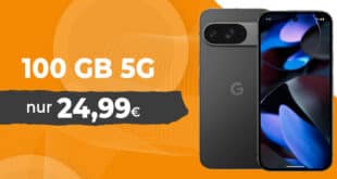 Google Pixel 9 für einmalig 49 Euro mit 100GB Allnet Flat und 150 Euro Bonus nur 24.99 Euro monatlich