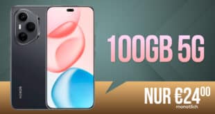 Honor 400 Pro für einmalig 39 Euro mit 100GB Allnet Flat nur 24 Euro monatlich