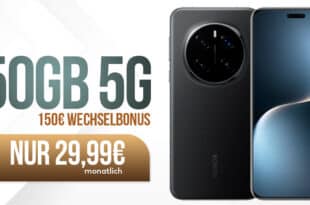 Honor Magic7 Pro 512GB für einmalig 189 Euro mit 50GB Allnet Flat und 150 Euro Wechselbonus nur 29.99 Euro monatlich