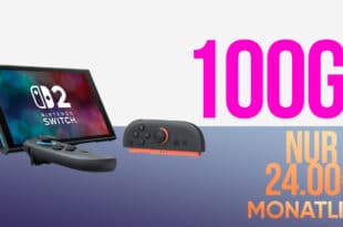 Nintendo Switch 2 für einmalig 69 Euro mit 100GB Allnet Flat nur 24 Euro monatlich