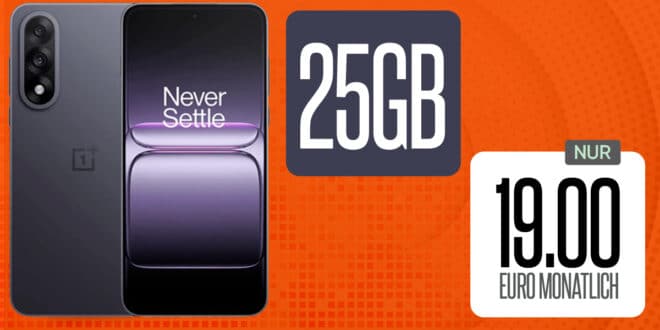 OnePlus Nord 5 für einmalig 19 Euro mit 25GB Allnet Flat nur 19 Euro monatlich
