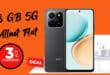 Honor 400 Smart + CHOICE Earbuds X7 lite für einmalig 49 Euro mit 3GB Allnet Flat nur 3.99 Euro monatlich