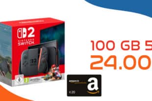 Nintendo Switch 2 Black inkl. Mario Kart World für einmalig 49 Euro mit 100GB Allnet Flat nur 24 Euro monatlich
