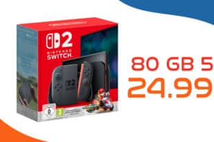 Nintendo Switch2 mit Mario Kart World Set mit Handyvertrag - 80GB Allnet Flat nur 24.99 Euro monatlich