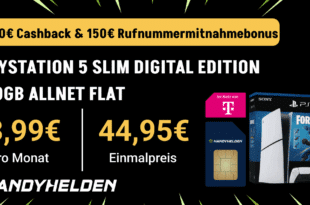 PlayStation 5 Slim PS5 – Fortnite Flowering Chaos Bundle mit Telekom 50GB Allnet Flat und 150 Euro Wechselbonus und 100 Euro Cashback nur 23.99 Euro monatlich