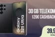 Samsung Galaxy S25 Ultra für einmalig 99 Euro mit 30GB Allnet Flat und 120 Euro Cashback nur 39.95 Euro monatlich – MagentaEINS möglich