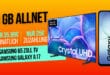 Samsung 65 Zoll TV & Galaxy A17 für einmalig 25 Euro mit 20GB Allnet Flat nur 35.99 Euro monatlich