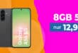 Samsung Galaxy A56 256GB für einmalig 39 Euro mit 8GB Allnet Flat nur 12.99 Euro monatlich