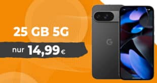 Google Pixel 9 mit 25GB Allnet Flat nur 14.99 Euro monatlich