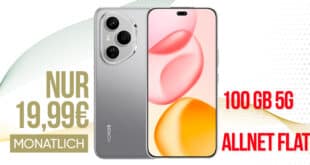 Honor 400 Pro 512GB mit 100GB Allnet Flat nur 19.99 Euro monatlich