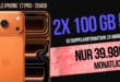 iPhone 17 Pro 256GB für einmalig 299 Euro mit 2x 100GB Allnet Flat nur 39.98 Euro monatlich