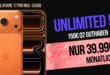 iPhone 17 Pro Max für einmalig 499 Euro mit o2 unlimited Allnet Flat und 150 Euro Guthaben und 100 Euro Cashback nur 39.99 Euro monatlich