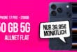 iPhone 17 Pro für einmalig 479 Euro mit 50GB Telekom Allnet Flat und 150 Euro Wechselbonus nur 39.95 Euro monatlich