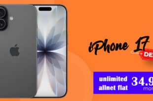 iPhone 17 für einmalig 199 Euro mit o2 unlimited Allnet Flat und 150 Euro Bonus nur 34.99 Euro monatlich