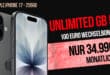 iPhone 17 für einmalig 299 Euro mit Vodafone unlimited Allnet und 100 Euro Wechselbonus nur 34.99 Euro monatlich