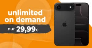 iPhone Air für einmalig 319 Euro mit o2 unlimited on demand und 150€ Guthaben nur 29.99 Euro monatlich